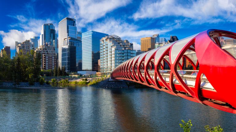 peace bridge in Calgary